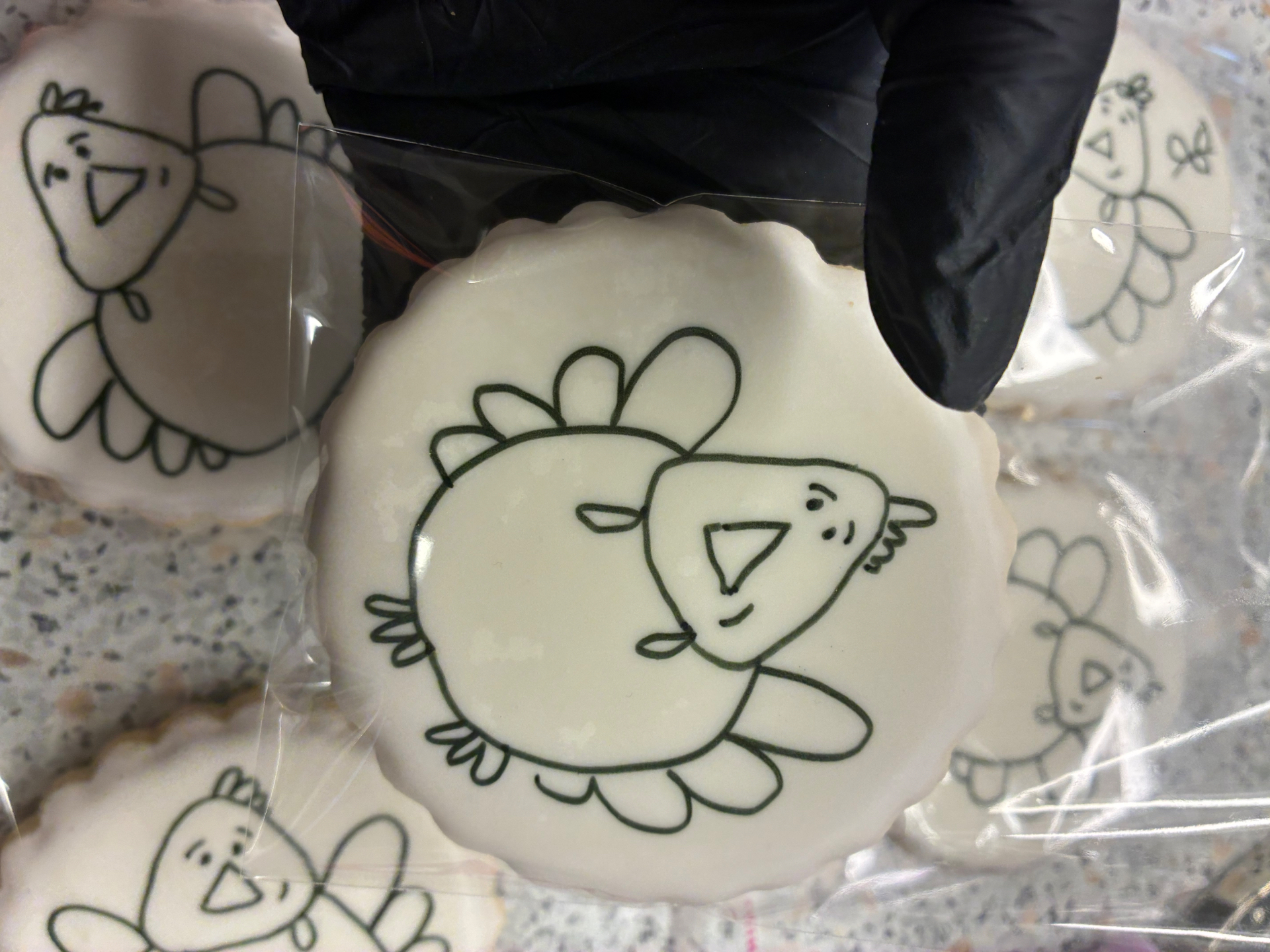 Individually wrapped Paint Your Own Cookie
